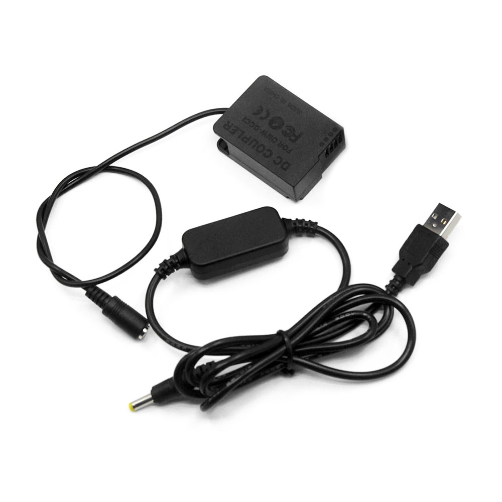 Pin Sạc 5V Sang DMW-BLC12 DMW-DCC8 Cho Panasonic Lumix DMC-GH2 G5 G6 G7 G80 G81 G85 GX8 DC-G90 G91