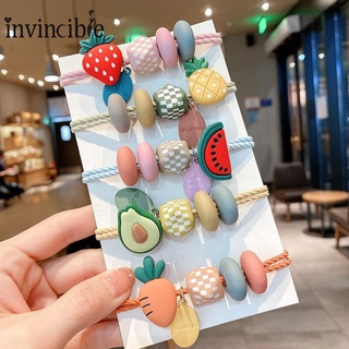 Dây Buộc Tóc Co Giãn Hình Trái Cây Xinh Xắn