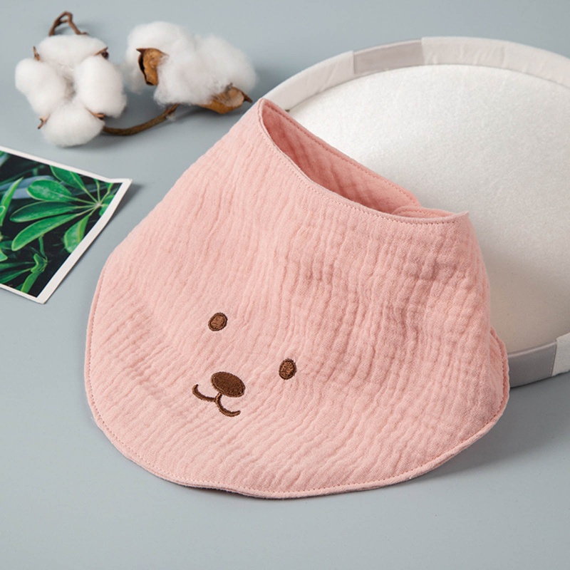 Yếm Ăn Cotton Mềm Mại Dành Cho Bé Sơ Sinh