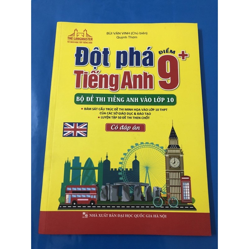 Sách - Bộ đề thi tiếng anh vào lớp 10 (Đột phá tiếng anh điểm 9+) | BigBuy360 - bigbuy360.vn