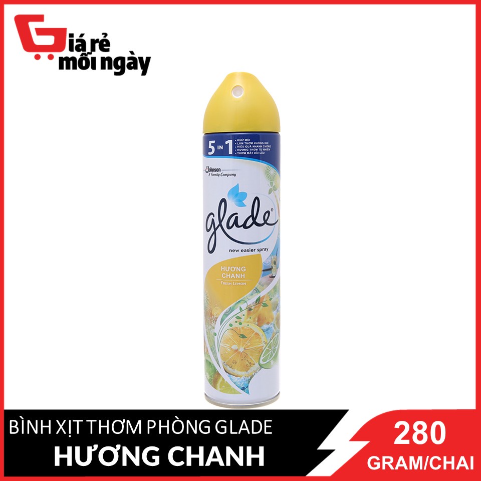 Bình Xịt Thơm Phòng Glade Nature Hương Chanh 280g