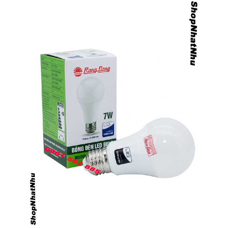 Led buld 7w Rạng Đông-Bóng đèn Led nấm 7w rạng đông chính hãng-Bảo hành 2 năm-Ánh sáng trắng | BigBuy360 - bigbuy360.vn