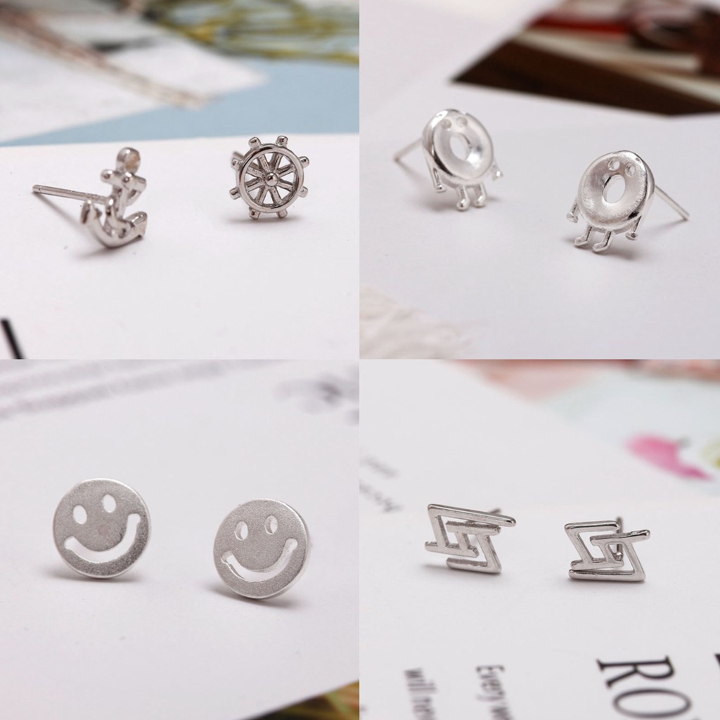 Bông Tai Nữ Thiết Kế Đơn Giản Không Dị Ứng A754