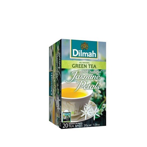 Trà xanh vị nhài hiệu Dilmah hộp to 30g 20 túi lọc