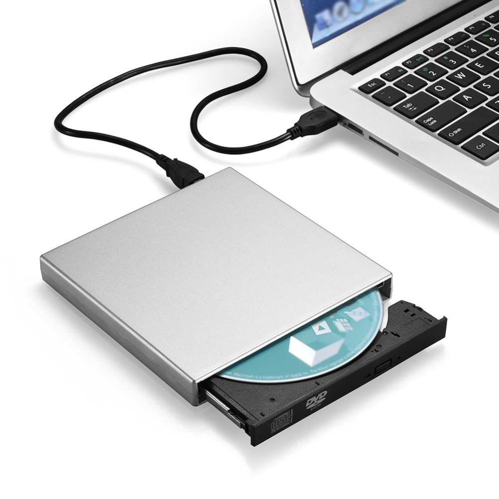 PO-Rời USB Cho Laptop Máy Tính,Đầu Đọc Đĩa DVD CD-RW
