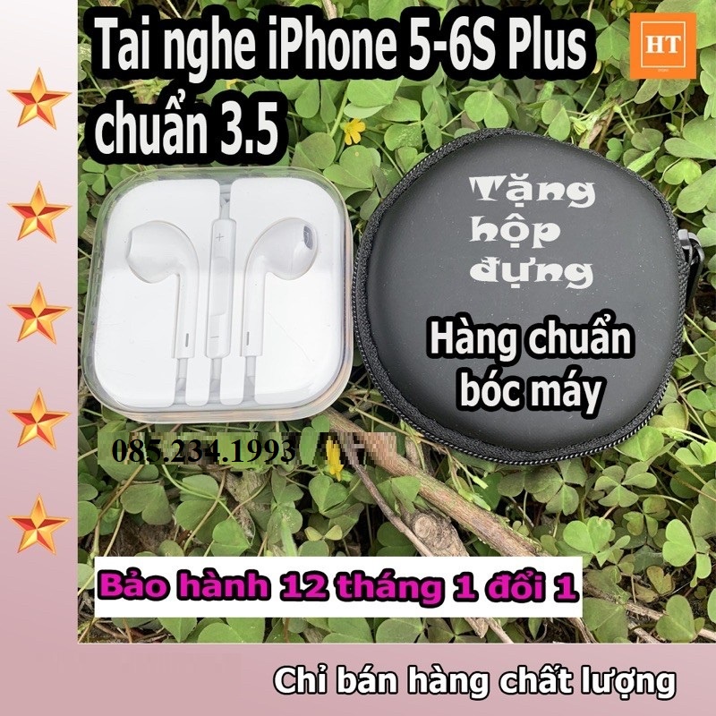 Tai Nghe IP 6/6s Chất Lượng BH 12 Tháng Tương Thích các dòng Iphone 5/6/6s/6plus