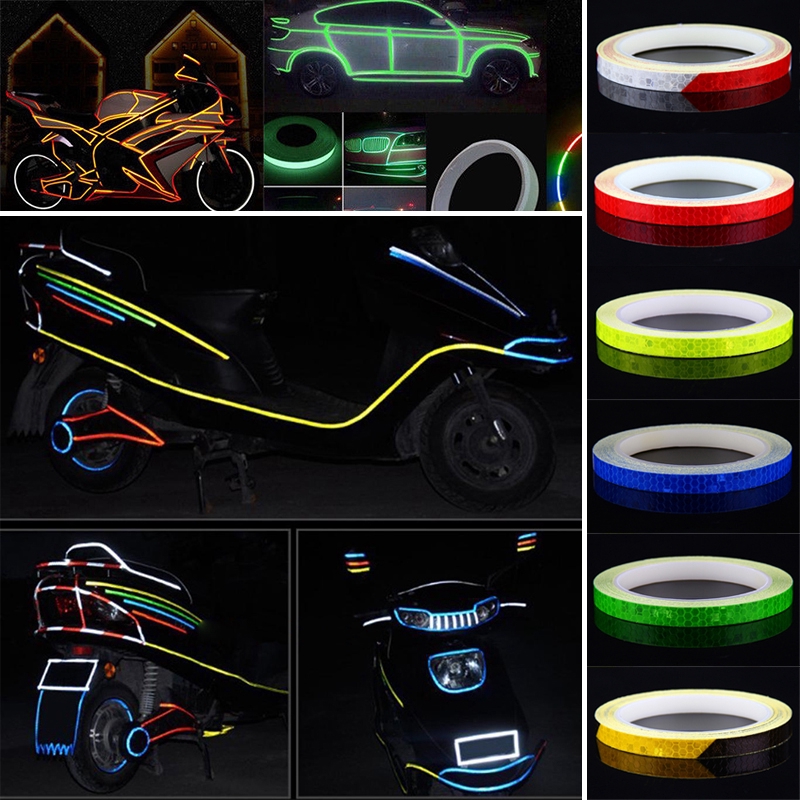 Cuộn băng keo phản quang dán xe mô tô/ xe hơi