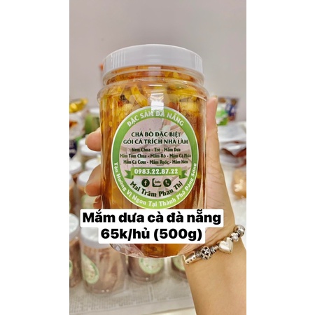 Mắm dưa cà đà nẵng