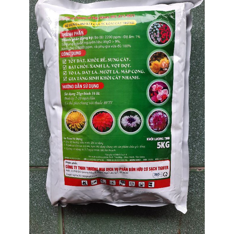 Phân bón lá MAGIÊ KẼM 5KG