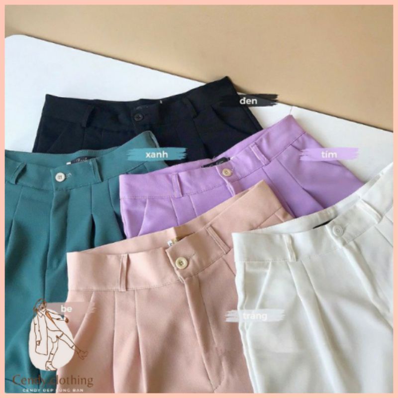 [Hàng Cao Cấp Loại 1] Quần Short Nữ Cạp Cao Cendy Clothing - CD064