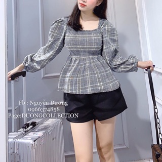 Áo thô kẻ bánh bèo
