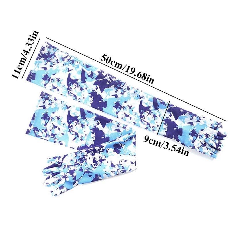 Găng Tay Chống Nắng / Tia UV Vải Lụa Lạnh Co Giãn Thoáng Khí Thoải Mái Thời Trang Cho Nam