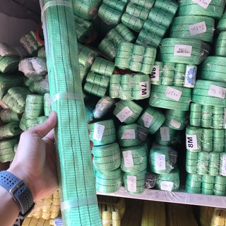 Dài 7m - Dây cáp vải cẩu hàng 2 tấn - rộng 5cm - Hệ số an toàn 5:1