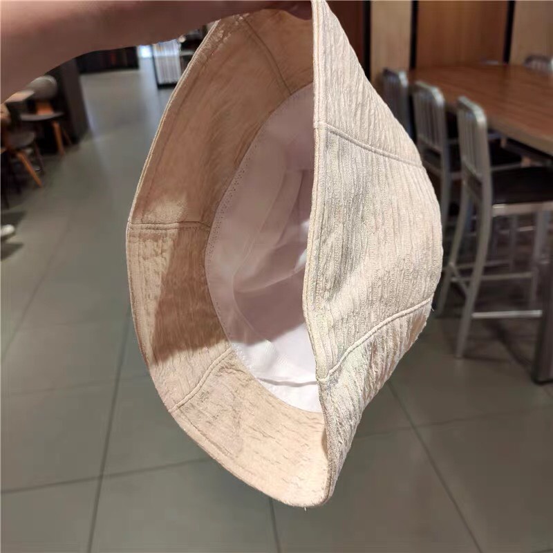 Mũ tai bèo 100% cotton chống nắng, nón bucket siêu nhẹ tạo hình nhăn độc đáo phong cách Nhật Bản Hot Trend SV 32