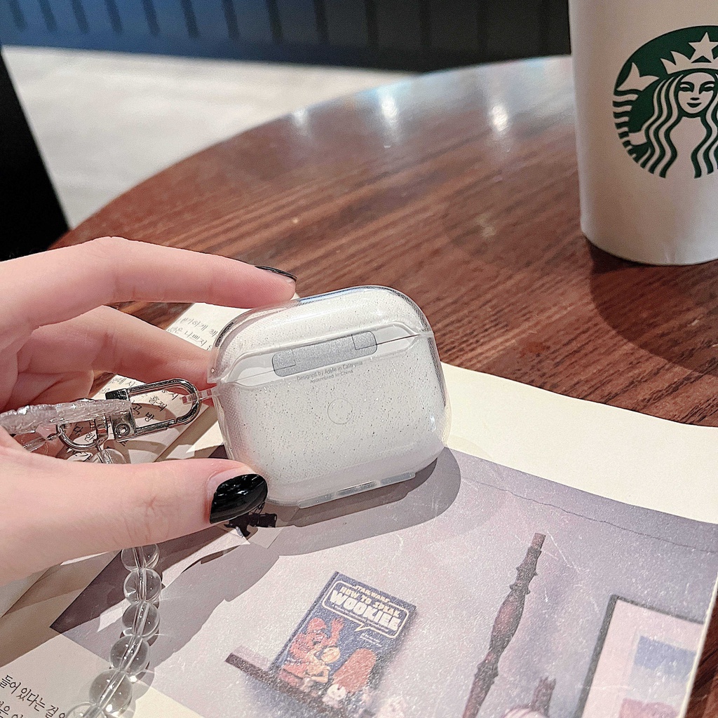 Vỏ Bảo Vệ Hộp Sạc Tai Nghe AirPods3 AirPods3 Pro 2Gen Họa Tiết Bướm Lấp Lánh Thời Trang 2021 Ốp