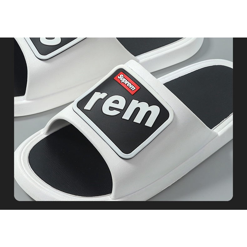Dép mang trong nhà nam nữ Suprem thời trang ulzzang Hàn Quốc đi cực êm mềm chân chống trơn trượt tốt TH-90