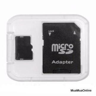 Adapter Thẻ Nhớ Và Hộp Nhựa, Chuyển Đổi Thẻ Microsd Thành Sd