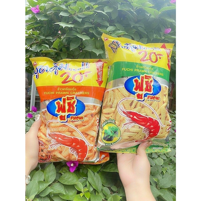 Set 2 Gói Bim bim tôm Thái Lan Fuchi gói vừa (80gr) siêu ngon 2 vị