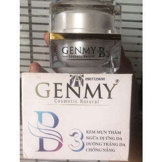 Kem Mụn Thâm-Ngừa Dị Ứng Da Dưỡng Trắng-Chống Nắng GENMY B3 10g,18g,35g