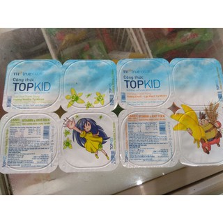 vỉ 4 hộp sữa chua ăn Topkid TH True Yogurt (4 hộp x 60g)
