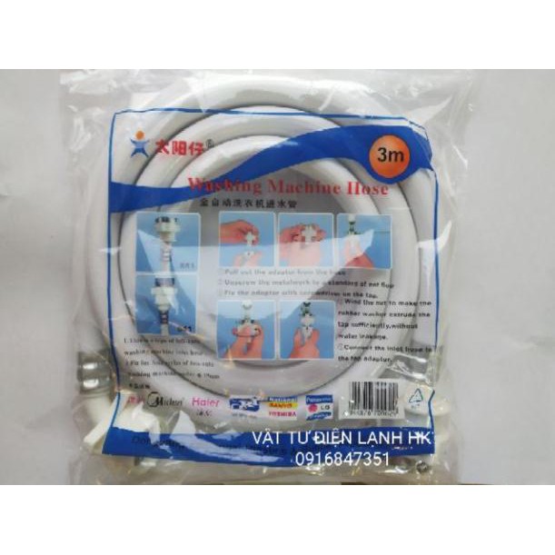 Dây cấp nước máy giặt đa năng 1.5m - 2m - 3m