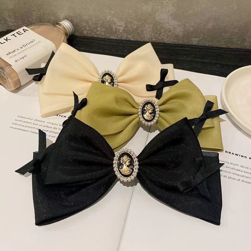 Kẹp tóc nữ nơ hợp kim phong cách hàn quốc đẹp