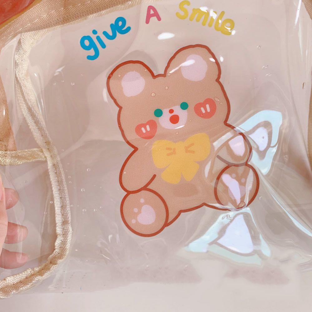 Túi Đựng Mỹ Phẩm Trong Suốt Chống Thấm Nước Có Khóa Kéo Tiện Dụng Mang Theo Du Lịch Cho Nữ