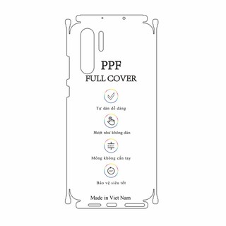 Dán dẻo ppf huawei p30 pro mặt sau và viền