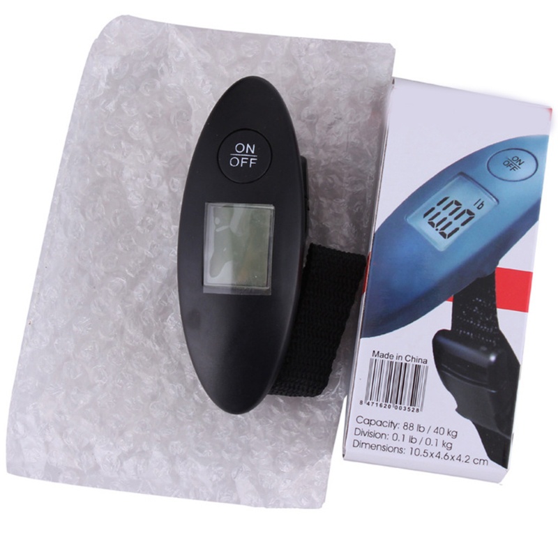 Cân Hành Lý Điện Tử Màn Hình LCD Tiện Dụng Mang Theo Du Lịch