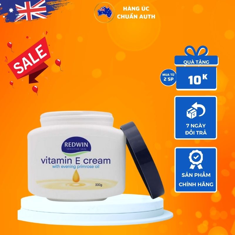 Kem dưỡng ẩm vitamin E Redwin Cream with Vitamin E 300g