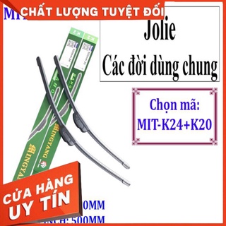 Bộ 2 gạt nước mưa ô tô Nano mềm cao cấp dành cho JOLIE: Và Các Dòng Xe Khác Hãng MitsuBishi