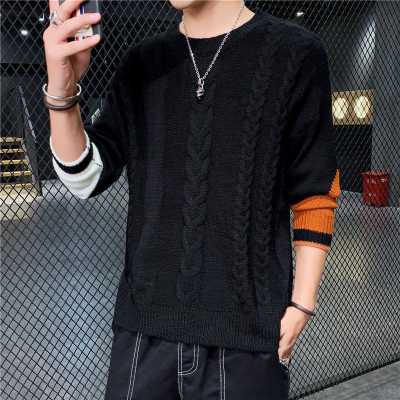 Áo Khoác Sweater Dệt Kim Dáng Rộng Kiểu Hàn Quốc Cá Tính Cho Nam Sinh