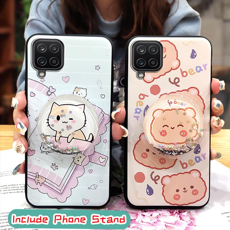 Ốp Lưng Kim Tuyến Nước Xinh Xắn Cho Samsung Galaxy A12 5g / Sm-A125M / A125F