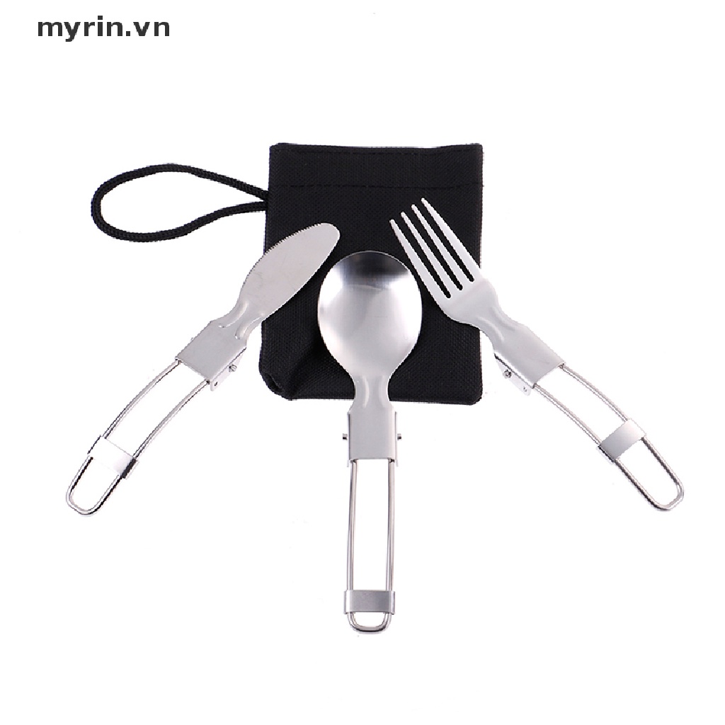 1 Bộ Dao Muỗng Nĩa Du Lịch Tiện Lợi