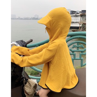Áo chống nắng cánh dơi bé gái