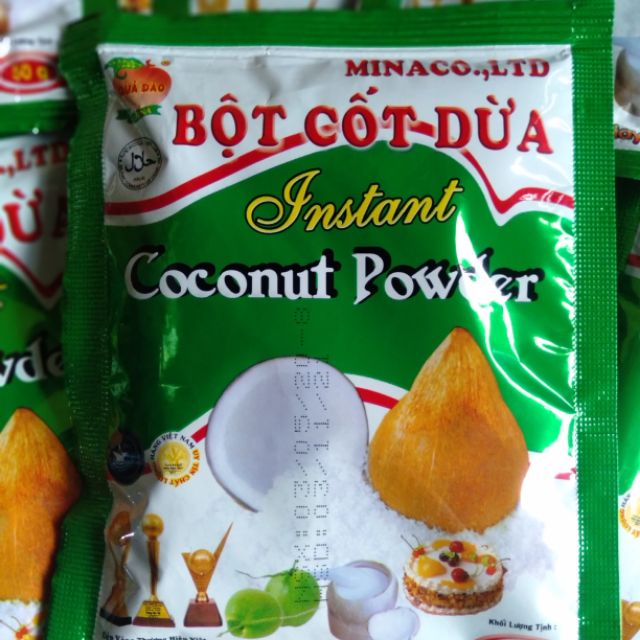 [Mã 77FMCGSALE1 giảm 10% đơn 250K] BỘT CỐT DỪA COCONUT POWDER{ 50G}