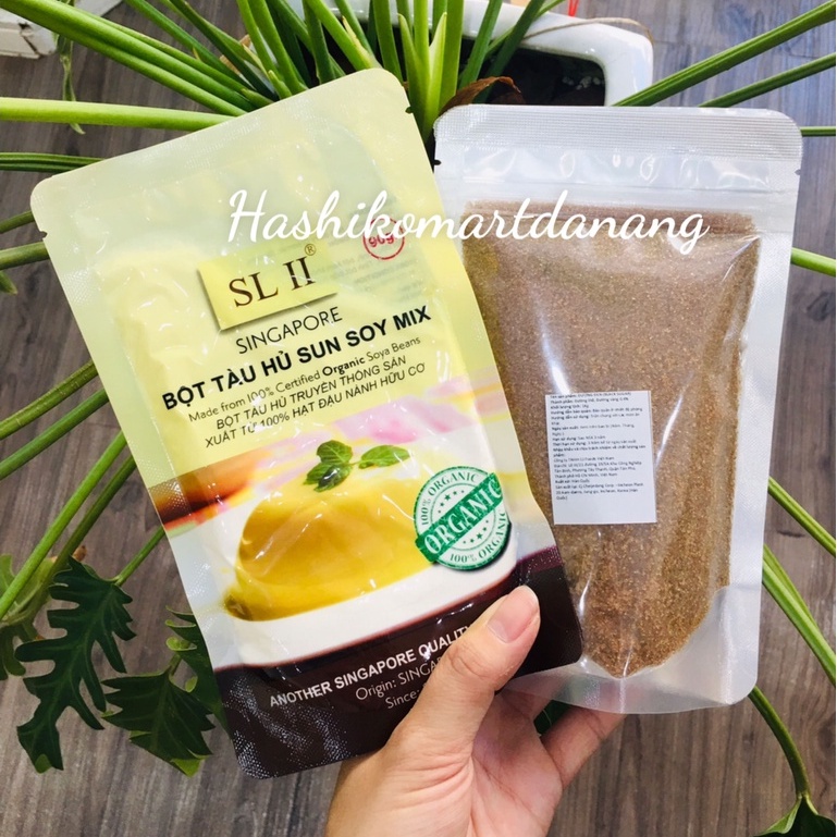 Bột tàu hủ Singapore kèm 200g đường đen