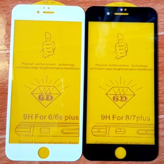 Cường lực siêu mỏng 6d iphone 6 / 6plus / 7 / 7plus / 8 / 8plus / x