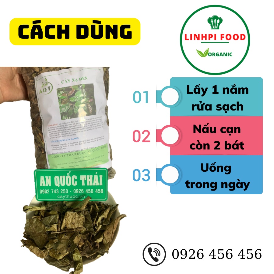 100g Cây Xạ Đen Hòa Bình Hỗ Trợ Ung Thư, Xạ Đen Khô  Nguyên Chất Cam Kết Loại 1, Hàng Sạch, Mới