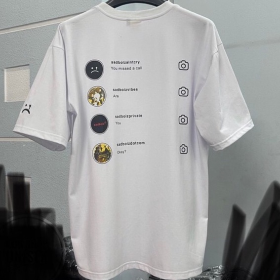 Áo Thun SADBOIZ INSTAGRAM ẢNH THẬT SHOP CHỤP