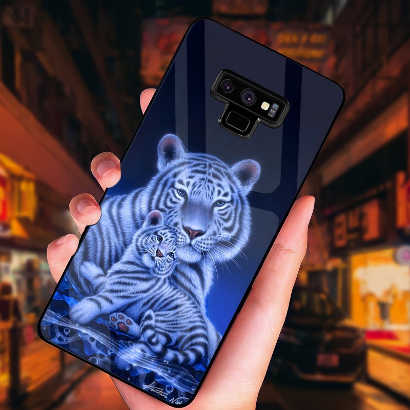 Ốp Lưng Samsung Note 9 Mặt kính cường sang trọng, cao cấp, sáng bóng