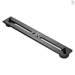 [Stock]Dual Camera Mount Tripod Bracket Camera Flash Brackets Extension Bar with 1/4 Inch Screw for Camera DSLR LED Light Stand Microphone
