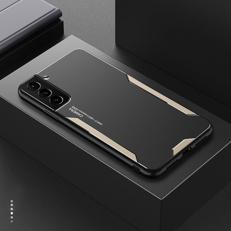 Ốp Điện Thoại Kim Loại Nhôm Nhám Chống Sốc Cho Samsung S21 S21 Plus S21 Ultra S21 FE S22 S22 Plus S22 Ultra A53 5G