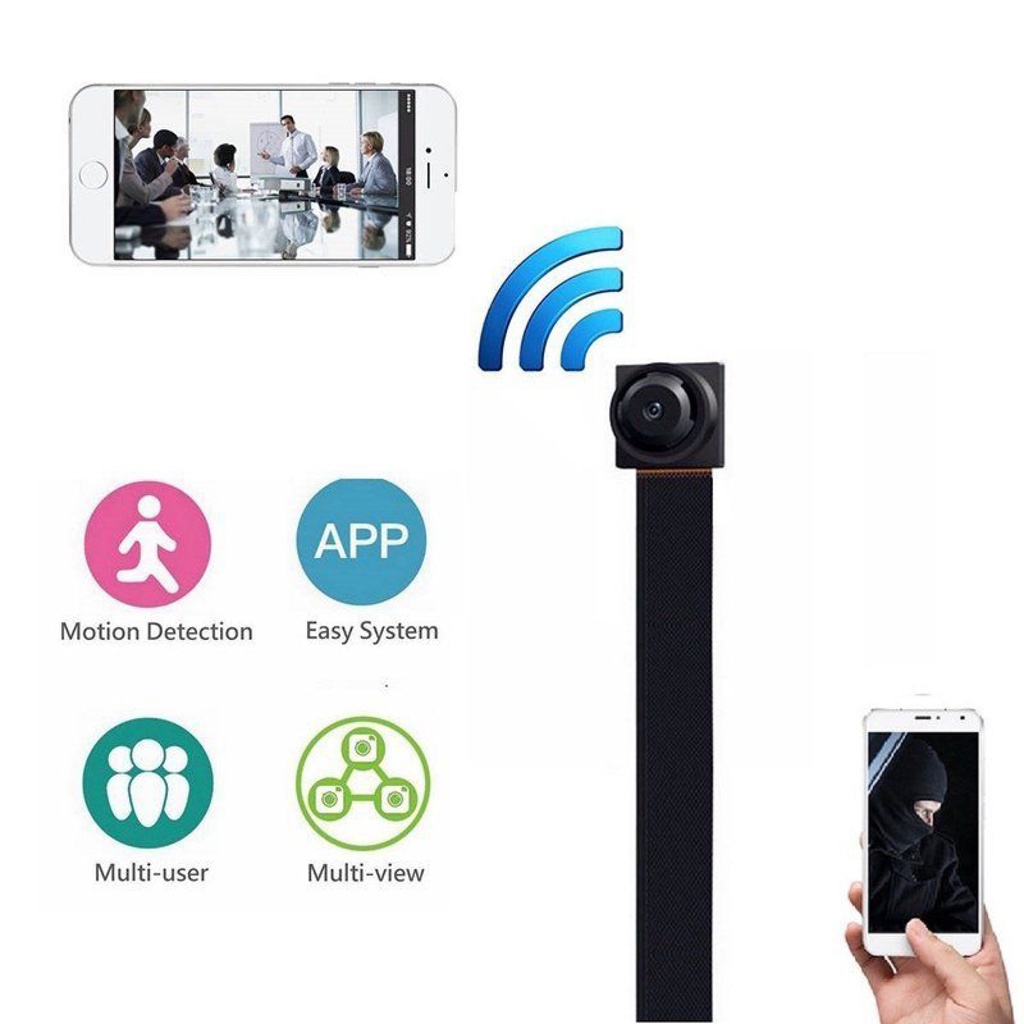 Camera IP An Ninh Mini WIFI 1080P HD Mô-đun DV DVR Tự Làm Không Dây Camera Bảo Mẫu NVR