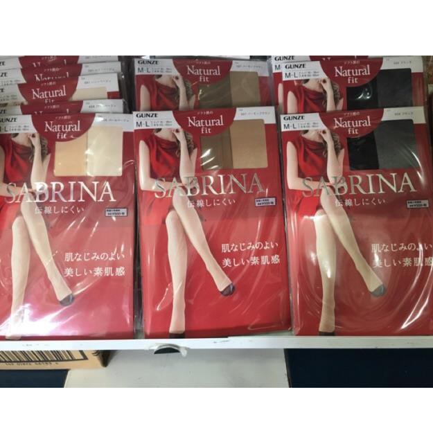 Quần tất Sabrina Natural/Shape Fit Nhật Bản màu da chân, màu đen size M L LL