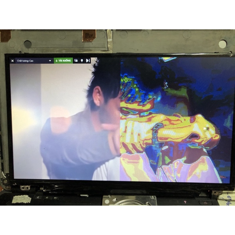 Màn laptop lỗi 12.5 slim 30pin chuẩn hd - lỗi hư 1/2 nhoè