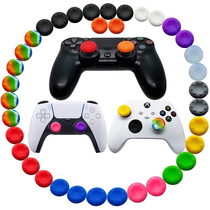 Núm Bọc cần Ps5/Ps4/Ps3/XboxOne/Nintendo Swwitch đủ mầu núm analog tay cầm ps4/ps5/xbox one/ps2/ps3 set 2 cái