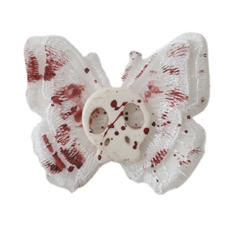 Kẹp tóc mỏ vịt thiết kế họa tiết bướm phong cách punk sành điệu