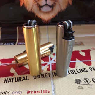 Bật lửa clipper vỏ kim loại