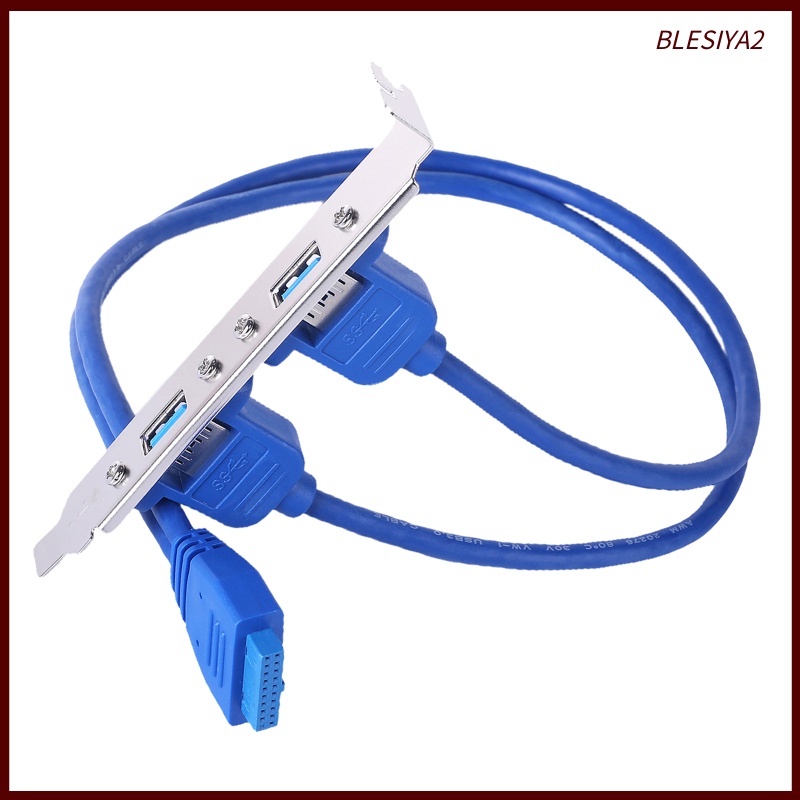 Cáp ChuyểN ĐổI 2 CổNg USB 3.0 Sang ĐầU CắM 20pin Besiya2